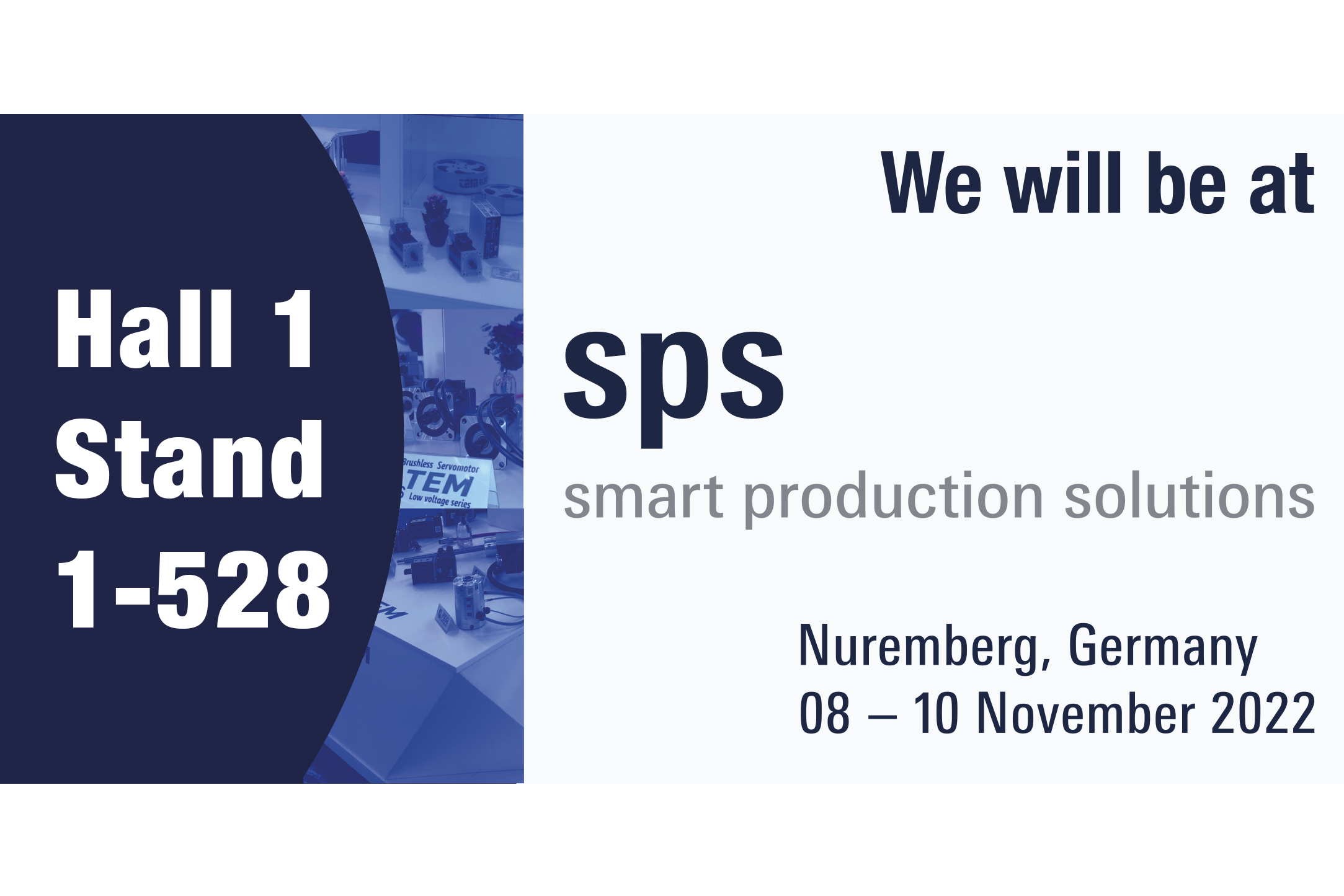 News - TEM Electric Motors will be present at the new edition of SPS 2022